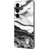 Black and White Marble Ink Galaxy S23 Skin