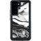 Black and White Marble Ink Galaxy S23 Waterproof Case