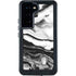 Black and White Marble Ink Galaxy S23 Waterproof Case
