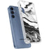 Black and White Marble Ink Galaxy S24 Clear Case