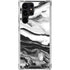 Black and White Marble Ink Galaxy S24 Ultra Clear Case