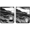 Black and White Marble Ink Galaxy Z Flip Skin