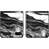 Black and White Marble Ink Galaxy Z Flip Skin