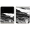 Black and White Marble Ink Galaxy Z Flip3 5G Skin