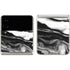 Black and White Marble Ink Galaxy Z Flip3 5G Skin