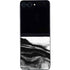 Black and White Marble Ink Galaxy Z Flip5 5G Skin