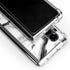 Black and White Marble Ink Galaxy Z Fold4 5G Clear Case