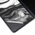 Black and White Marble Ink Galaxy Z Fold4 5G Skin