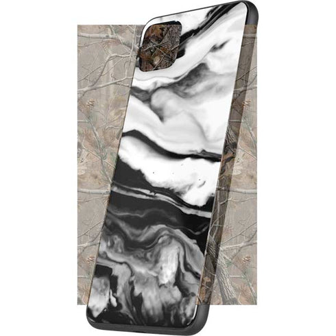 Black and White Marble Ink Google Pixel 4 XL Skin