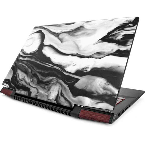 Black and White Marble Ink Lenovo IdeaPad Skin
