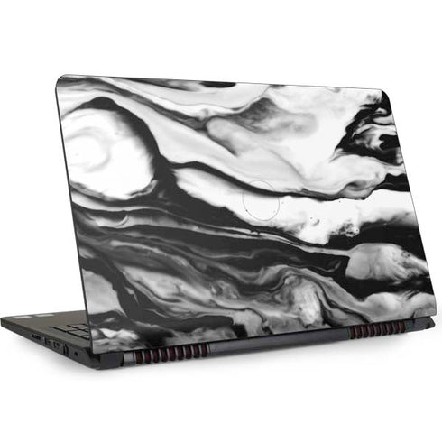 Black and White Marble Ink Dell Inspiron Skin