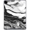 Black and White Marble Ink iPad Pro 12.9in (2020) Clear Case
