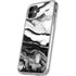 Black and White Marble Ink iPhone 11 Clear Case