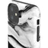 Black and White Marble Ink iPhone 11 Impact Case