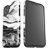 Black and White Marble Ink iPhone 11 Impact Case