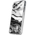 Black and White Marble Ink iPhone 11 Pro Clear Case