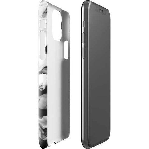 Black and White Marble Ink iPhone 11 Pro Lite Case