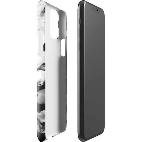 Black and White Marble Ink iPhone 11 Pro Max Lite Case