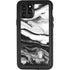 Black and White Marble Ink iPhone 11 Pro Waterproof Case