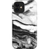 Black and White Marble Ink iPhone 12 Impact Case