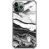 Black and White Marble Ink iPhone 12 Pro Max Clear Case