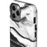 Black and White Marble Ink iPhone 12 Pro Max Impact Case