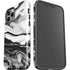 Black and White Marble Ink iPhone 12 Pro Max Impact Case