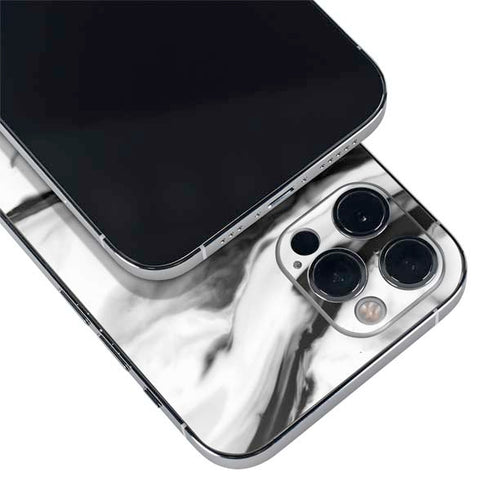Black and White Marble Ink iPhone 12 Pro Max Skin