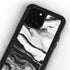 Black and White Marble Ink iPhone 12 Pro Waterproof Case