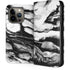 Black and White Marble Ink iPhone 13 Pro Folio Case