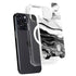Black and White Marble Ink iPhone 13 Pro MagSafe Case