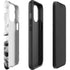 Black and White Marble Ink iPhone 13 Pro Max Impact Case