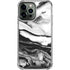 Black and White Marble Ink iPhone 15 Pro Max Clear Case