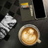 Black and White Marble Ink iPhone 14 Pro Max Folio Case