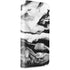 Black and White Marble Ink iPhone 15 Folio Case