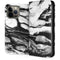 Black and White Marble Ink iPhone 15 Pro Max Folio Case