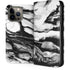 Black and White Marble Ink iPhone 15 Pro Max Folio Case