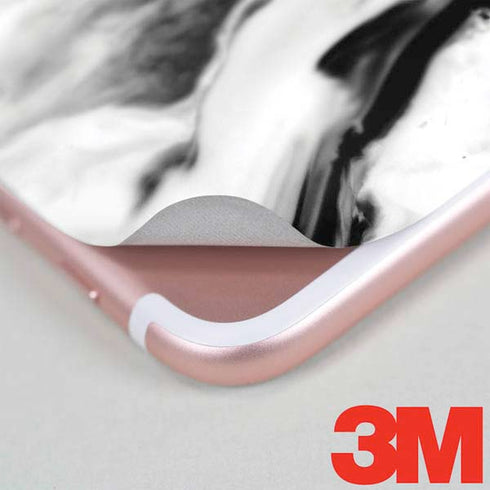 Black and White Marble Ink iPhone 7 Plus Skin