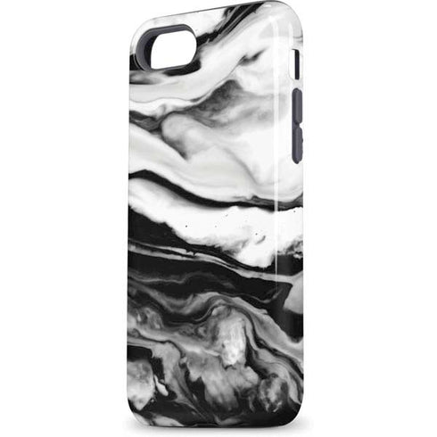 Black and White Marble Ink iPhone 7 Pro Case