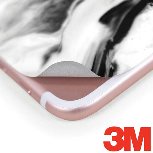 Black and White Marble Ink iPhone 8 Plus Skin