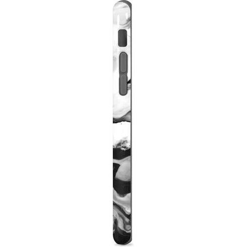 Black and White Marble Ink iPhone 8 Pro Case