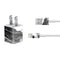 Black and White Marble Ink iPhone Charger (5W USB) Skin