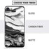 Black and White Marble Ink iPhone SE (2nd & 3rd Gen) Skin