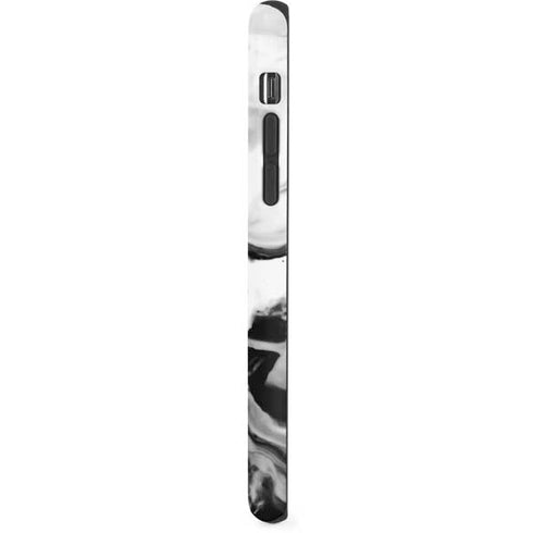 Black and White Marble Ink iPhone X Pro Case