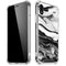 Black and White Marble Ink iPhone XR Clear Case