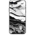 Black and White Marble Ink iPhone XR Skin