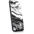 Black and White Marble Ink iPhone XR Skin