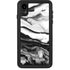 Black and White Marble Ink iPhone XR Waterproof Case