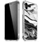 Black and White Marble Ink iPhone XS Max Clear Case