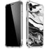 Black and White Marble Ink iPhone XS Max Clear Case